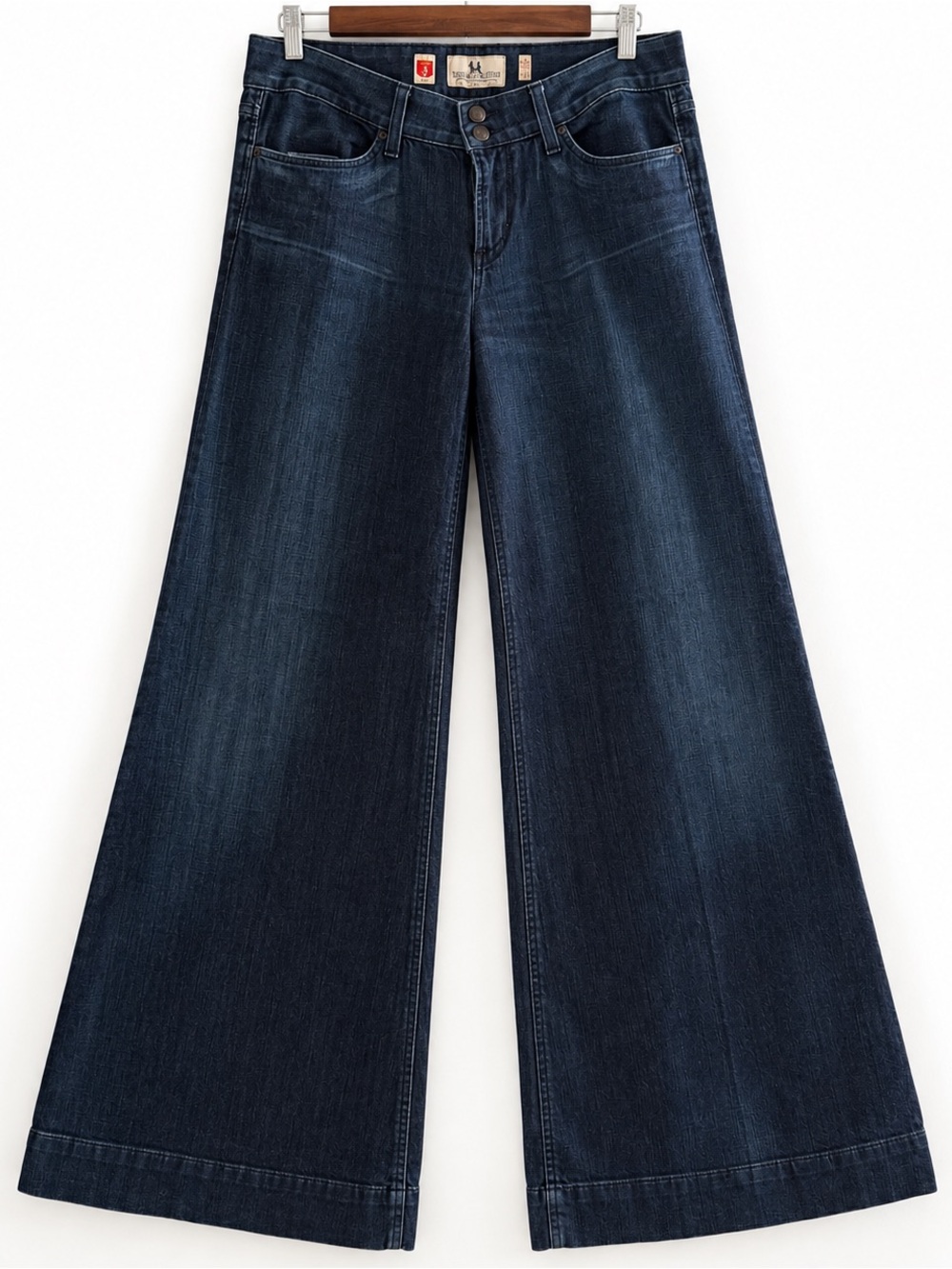 Vintage Juicy Couture Wide Leg Jeans 31x35 Dark Wash Y2K